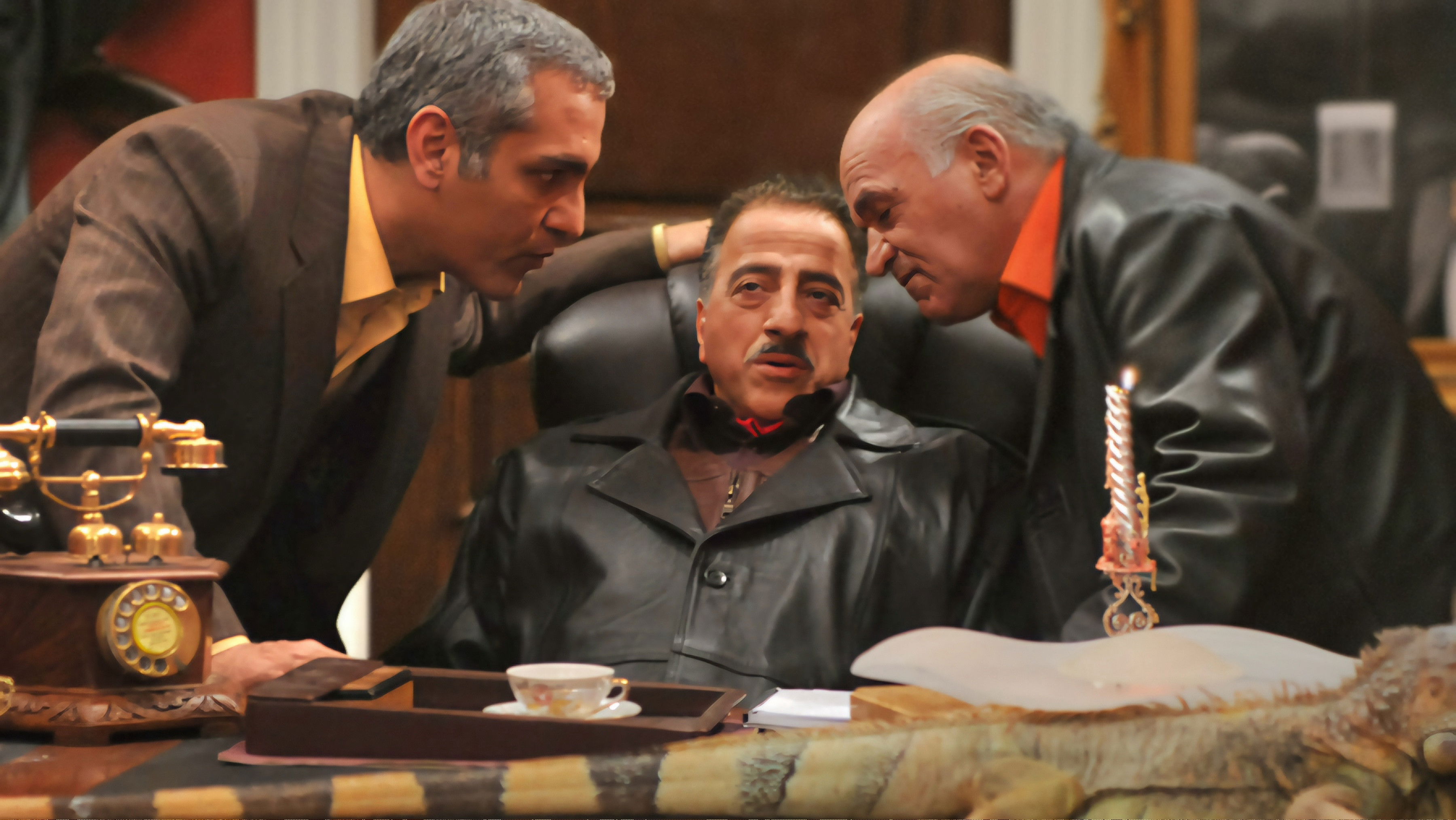 The Man with Two Thousand Faces Background