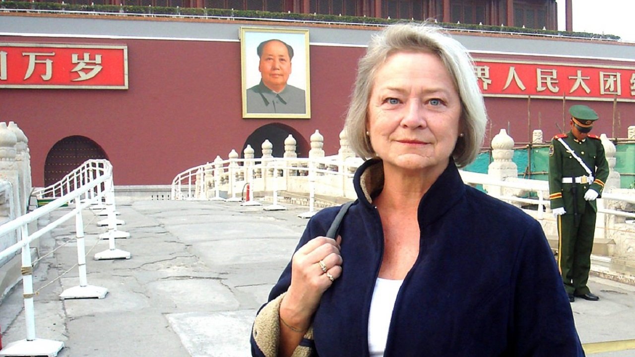 Kate Adie Returns to Tiananmen Square Background