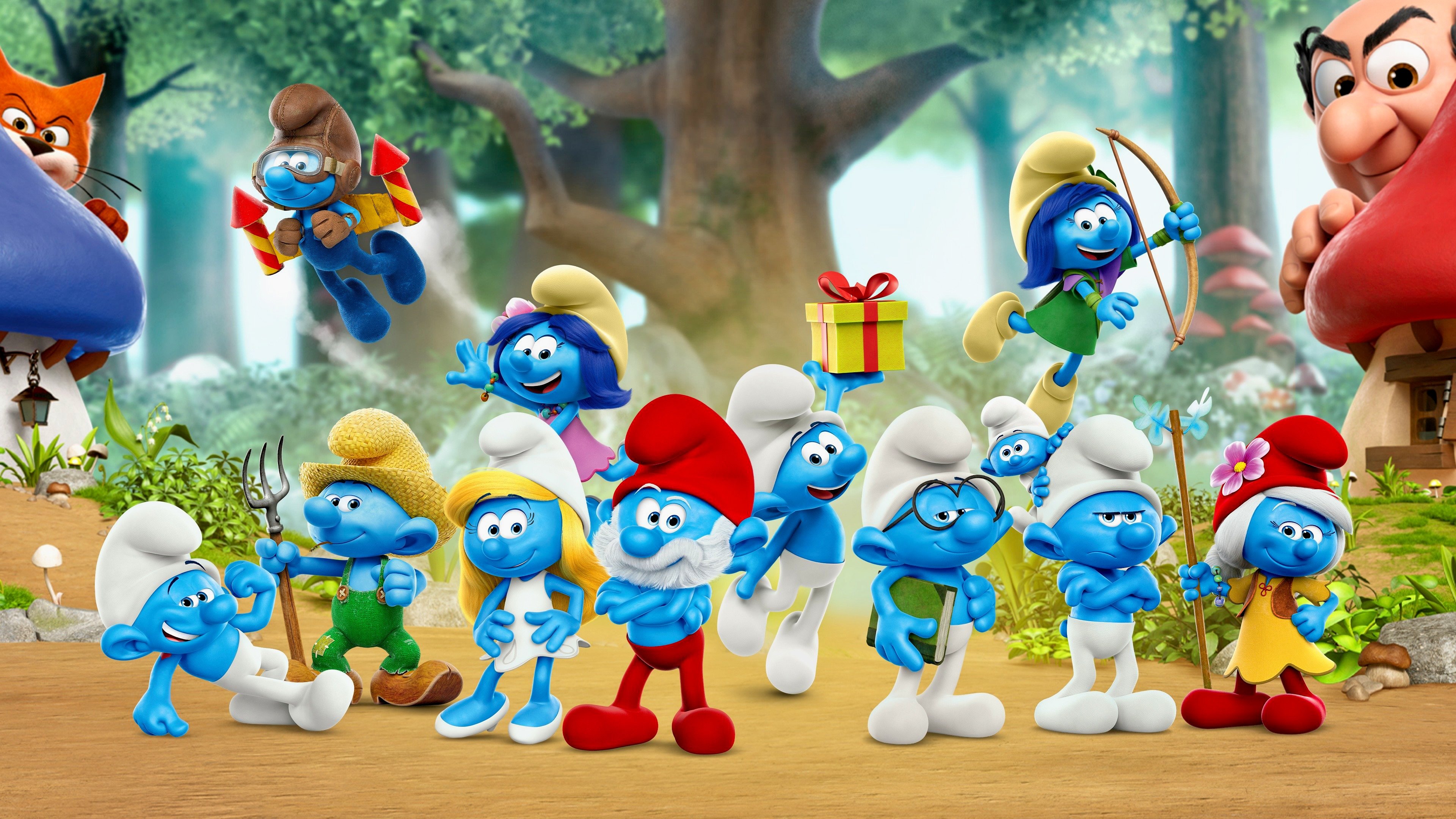 The Smurfs Background