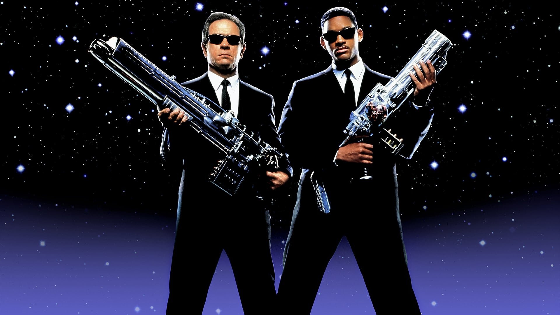 Men in Black Background