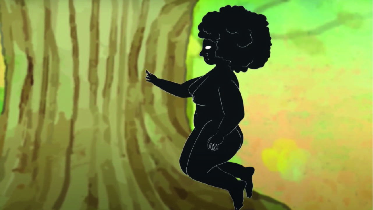 Sun Dressed Woman Background