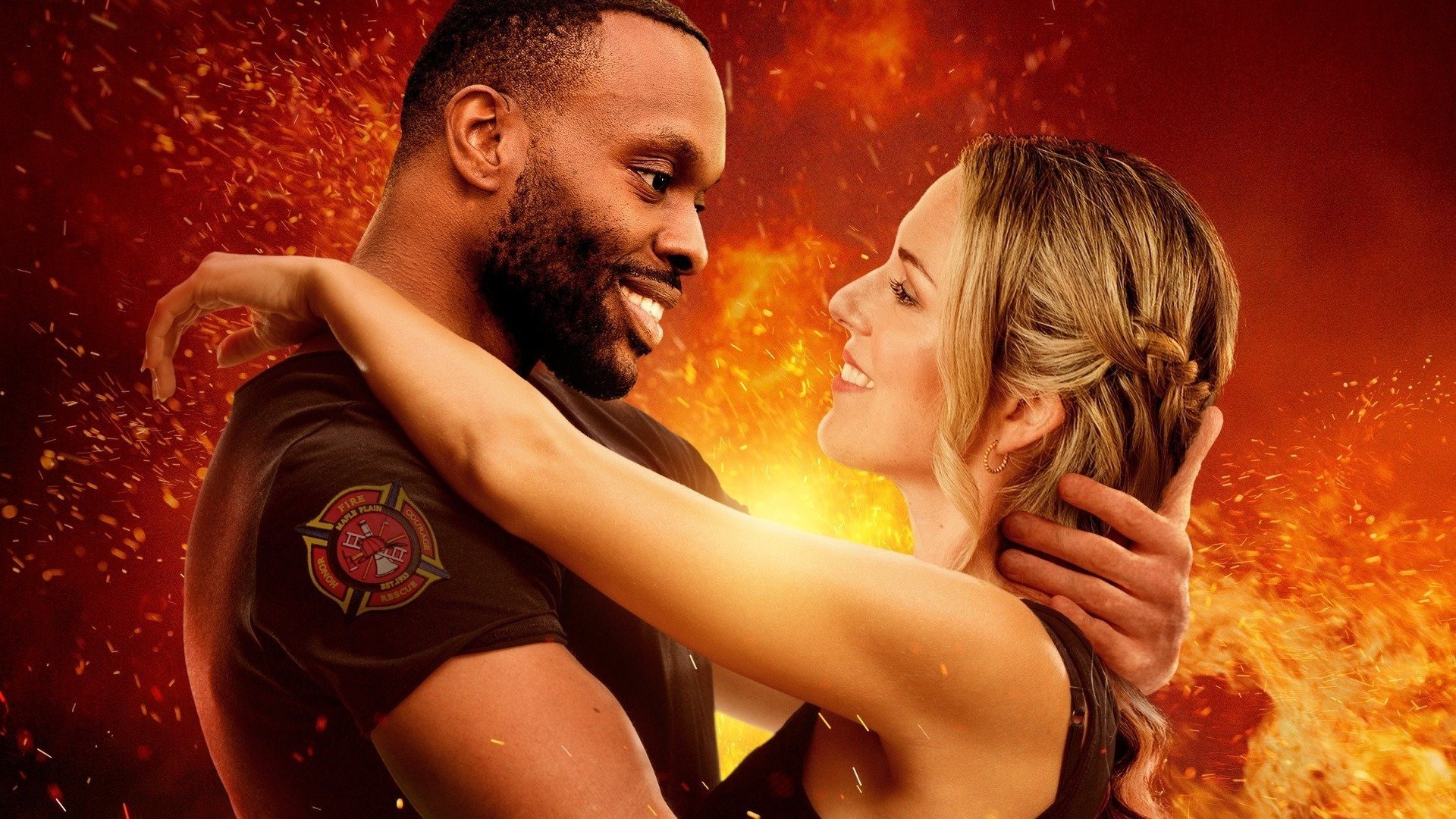 Love on Fire Background