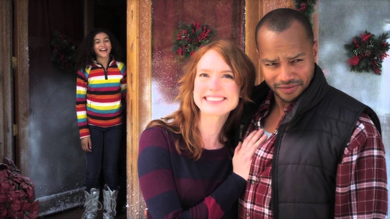 A Snow Globe Christmas Background