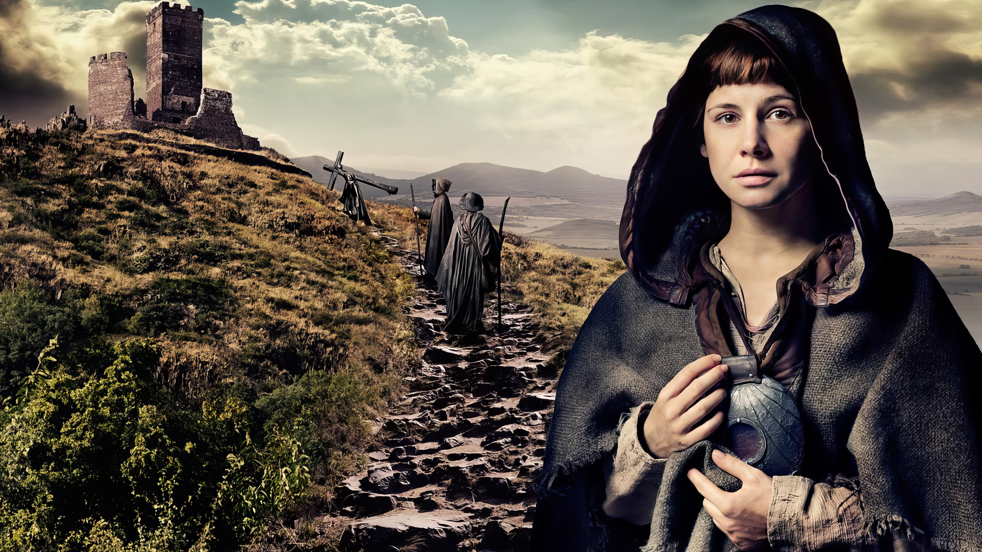 Die Pilgerin Background