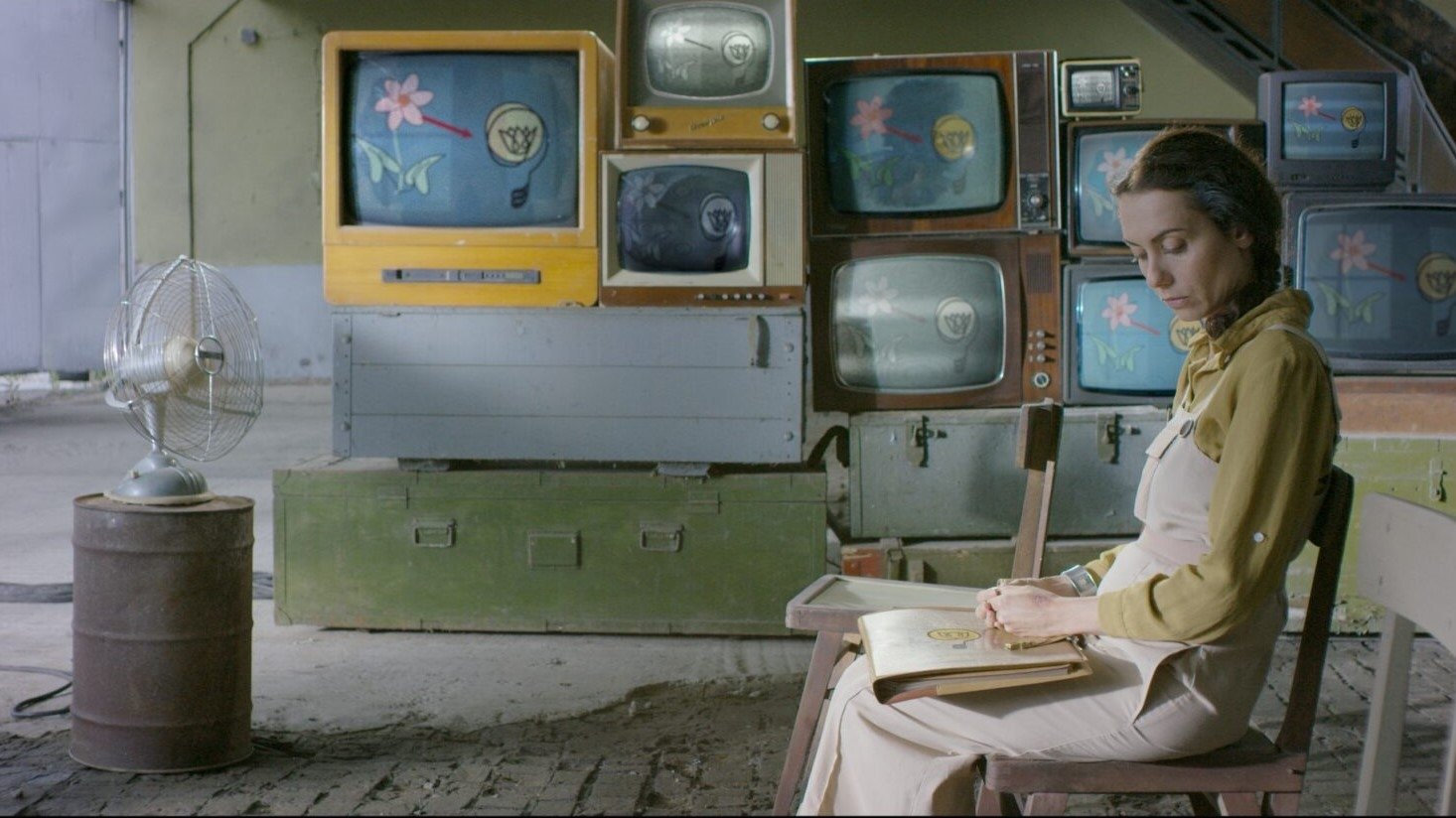 Snowdrops at the End of the Train Background