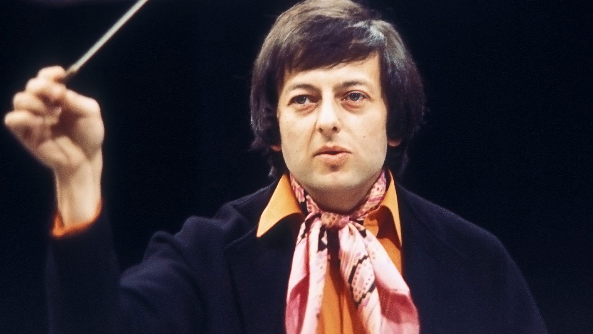 Andre Previn at the BBC Background