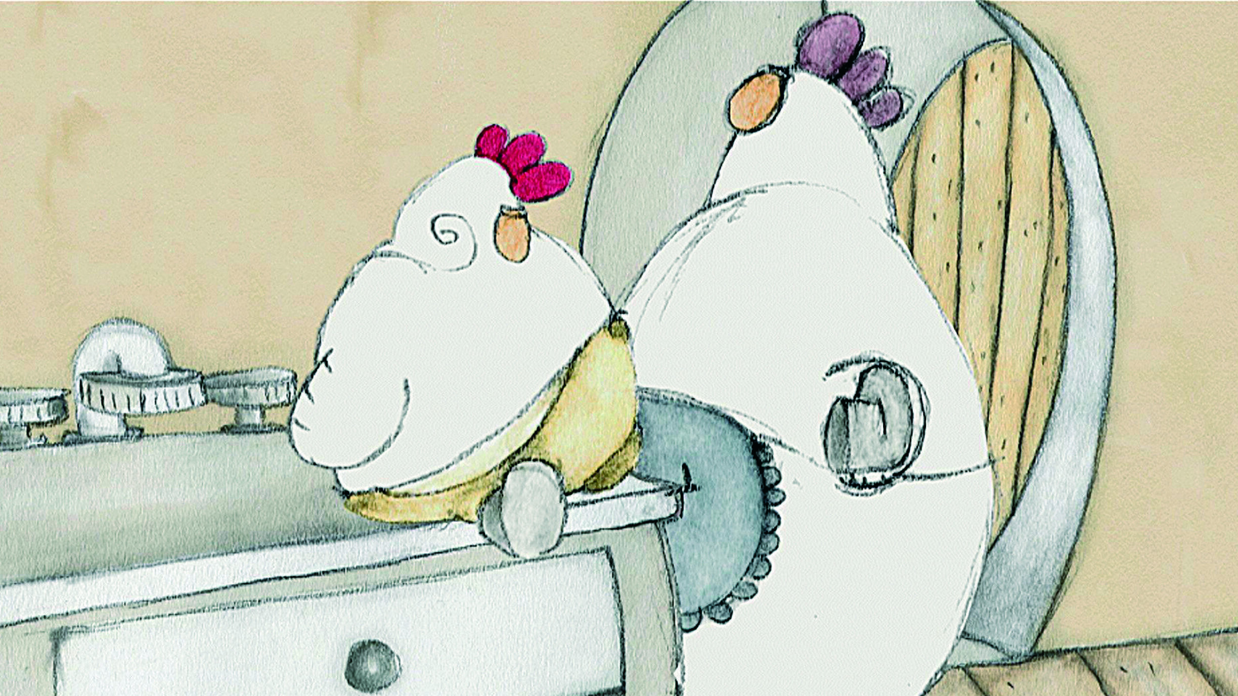 At Home with Mrs. Hen Background