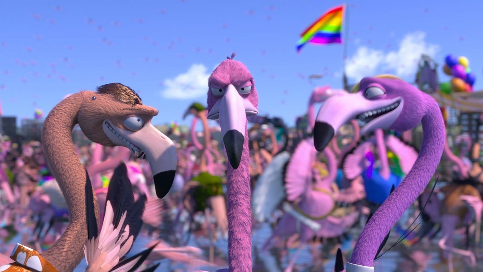 Flamingo Pride Background