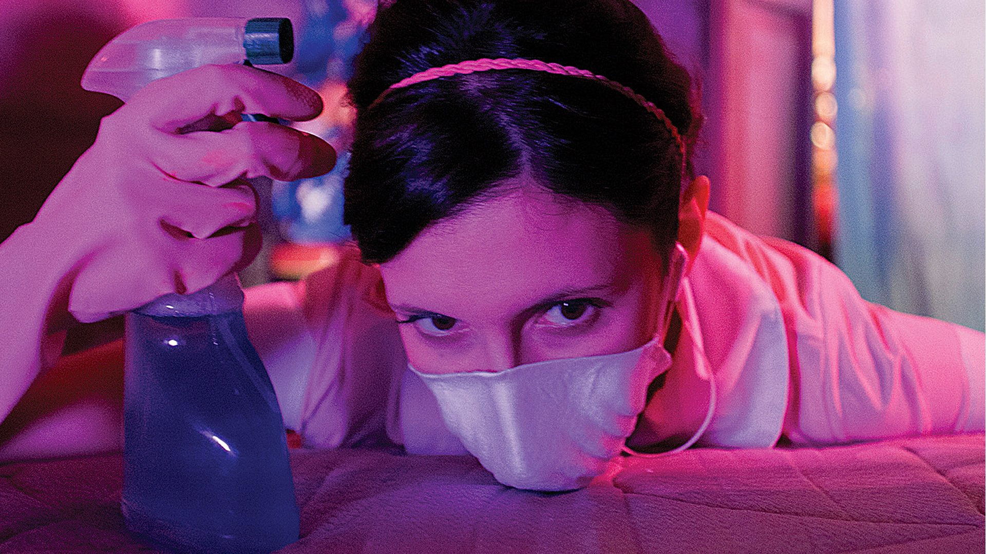 La chica que limpia Background