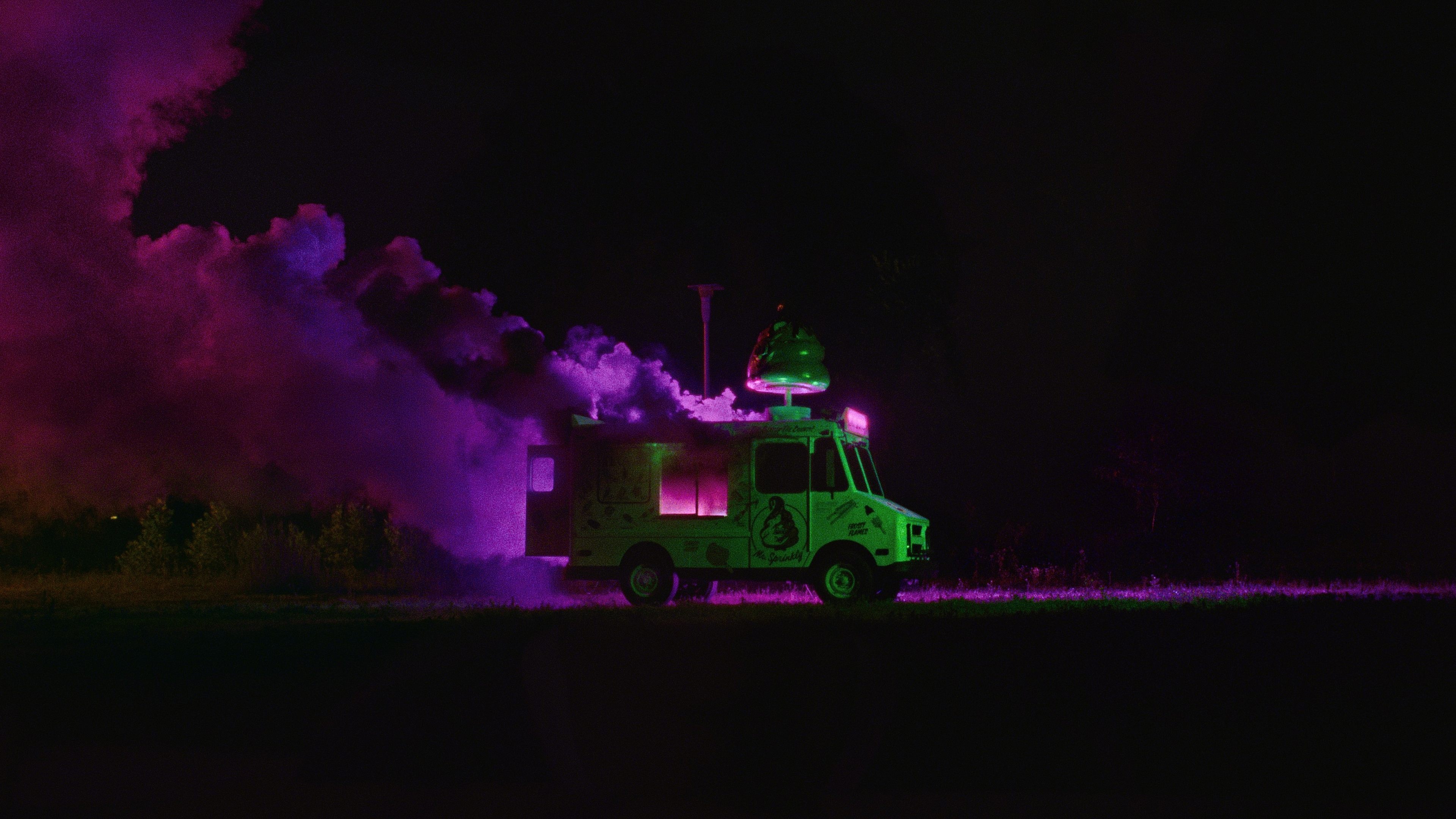 I Saw the TV Glow Background