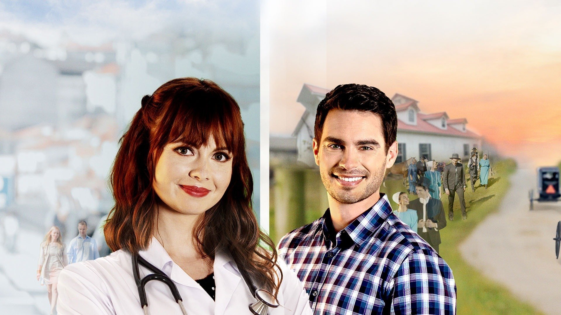 Plus One at an Amish Wedding Background