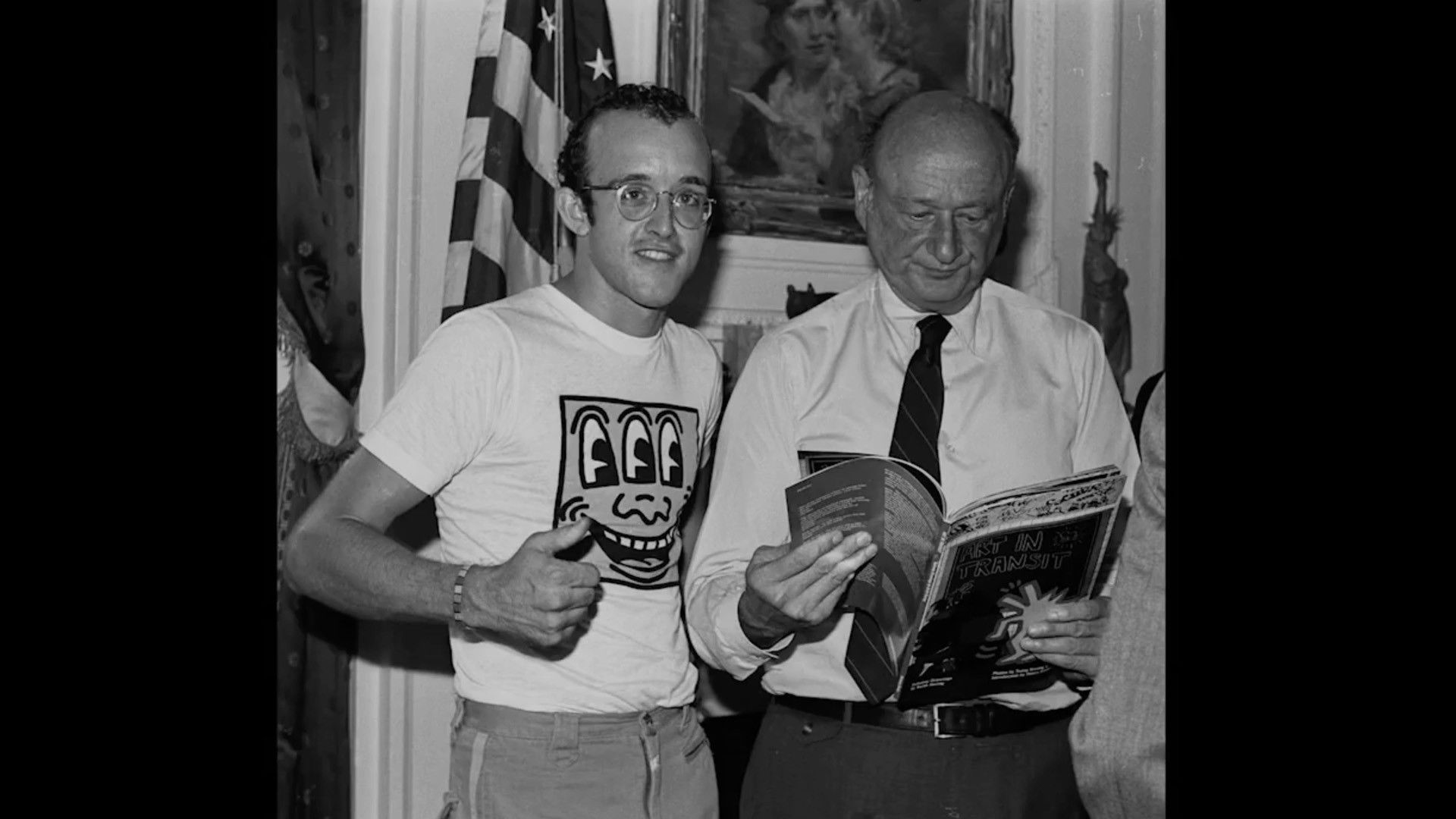 Keith Haring: The Message Background