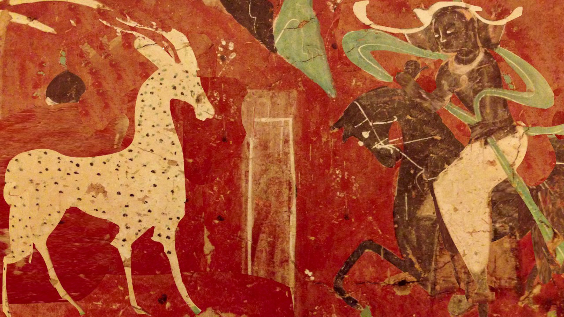 The Nine-Colored Deer Background