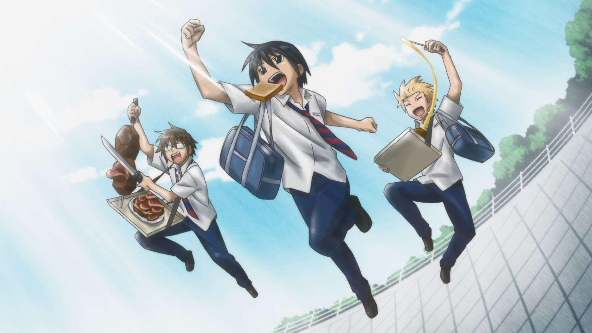 Daily Lives of High School Boys Background