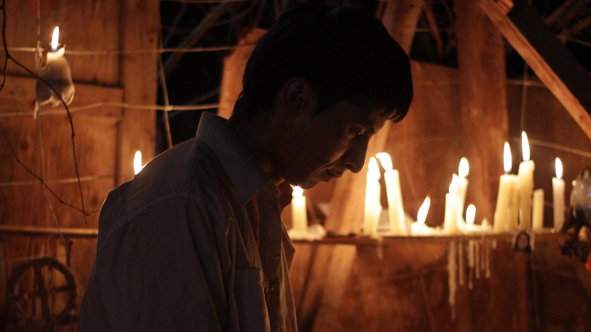 El Cristo ciego Background