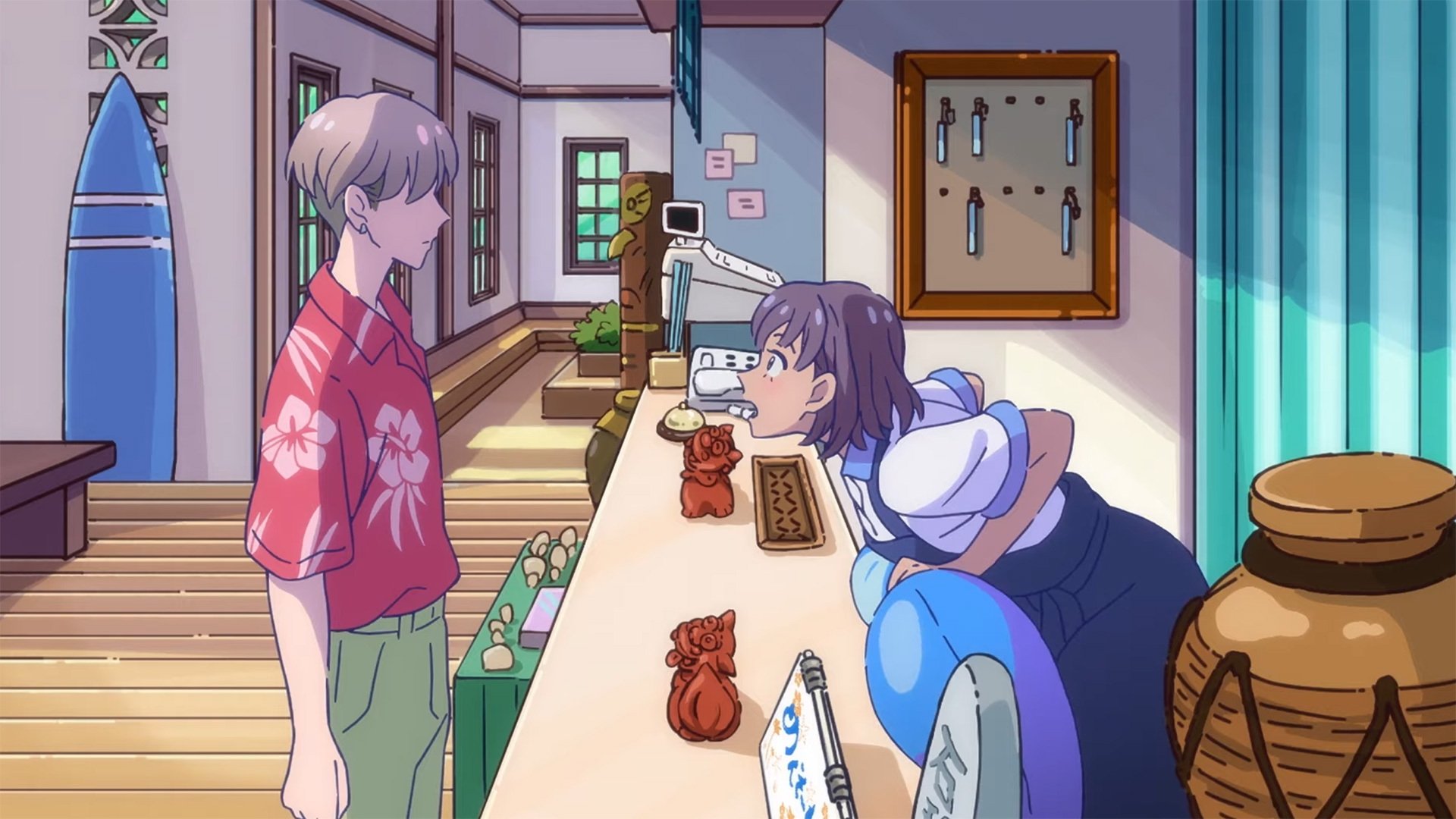 "Deji" Meets Girl Background