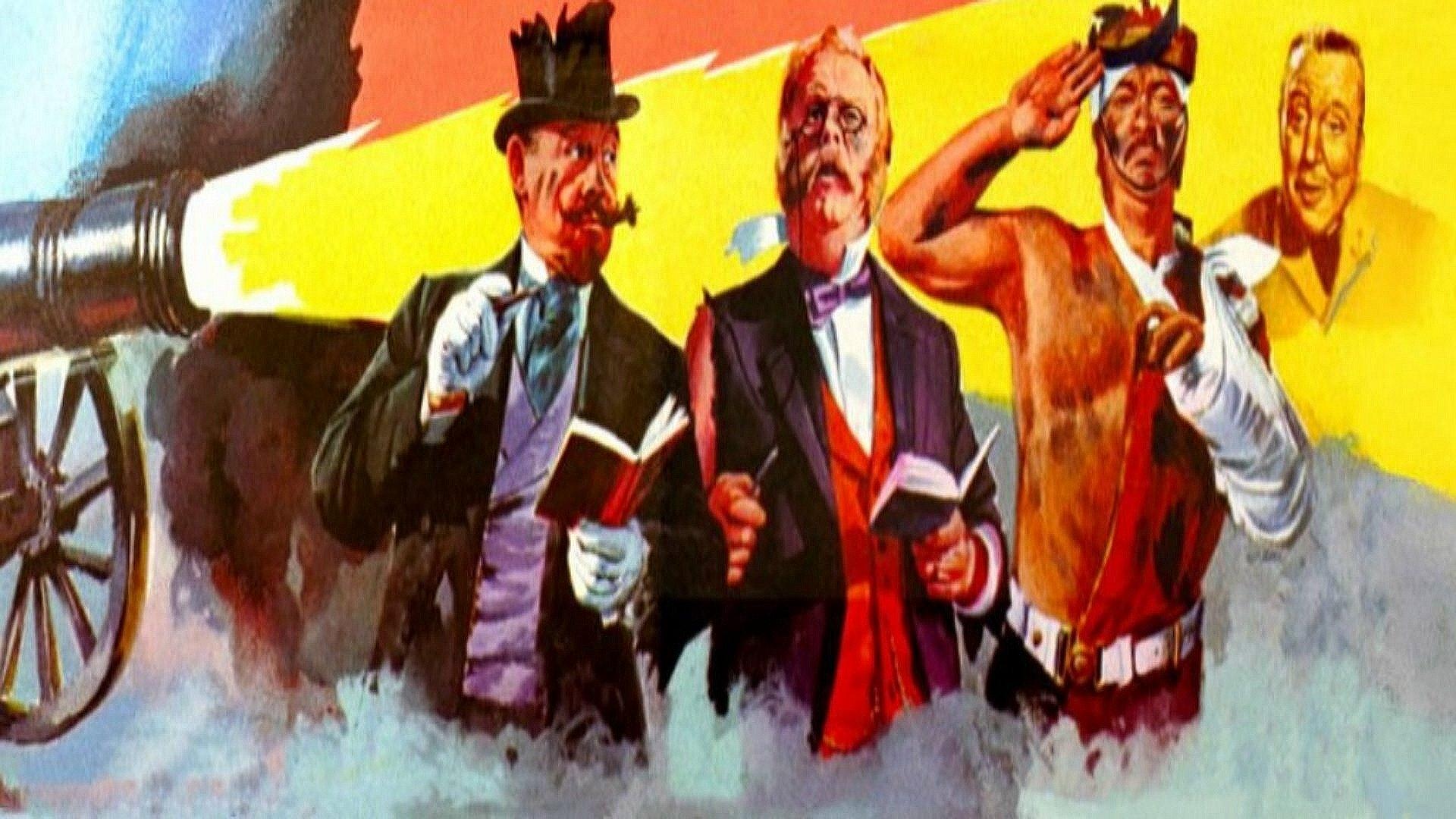 Jules Verne's Rocket to the Moon Background