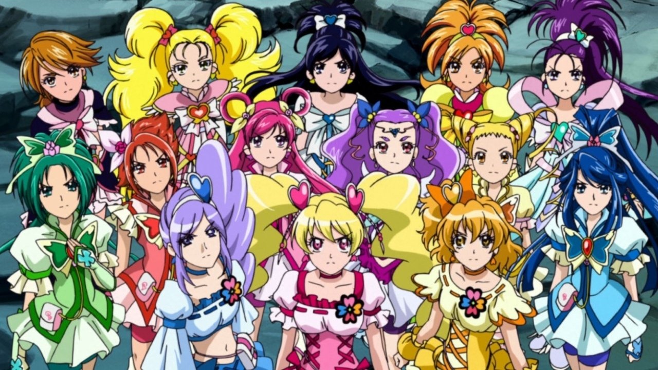 Pretty Cure All Stars DX: Everyone Is a Friend - A Miracle All Pretty Cures Together Background