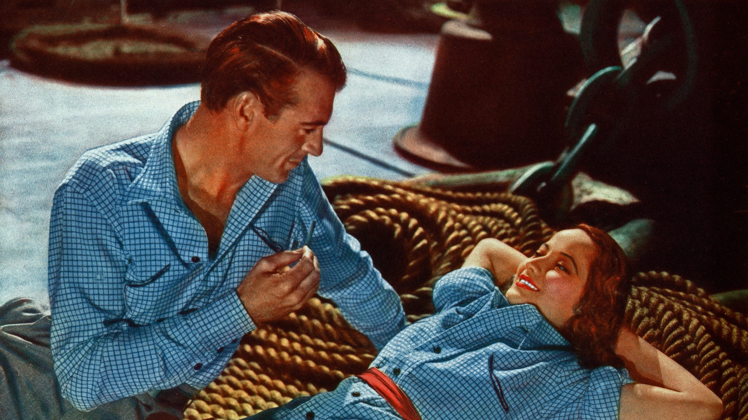 The Cowboy and the Lady Background