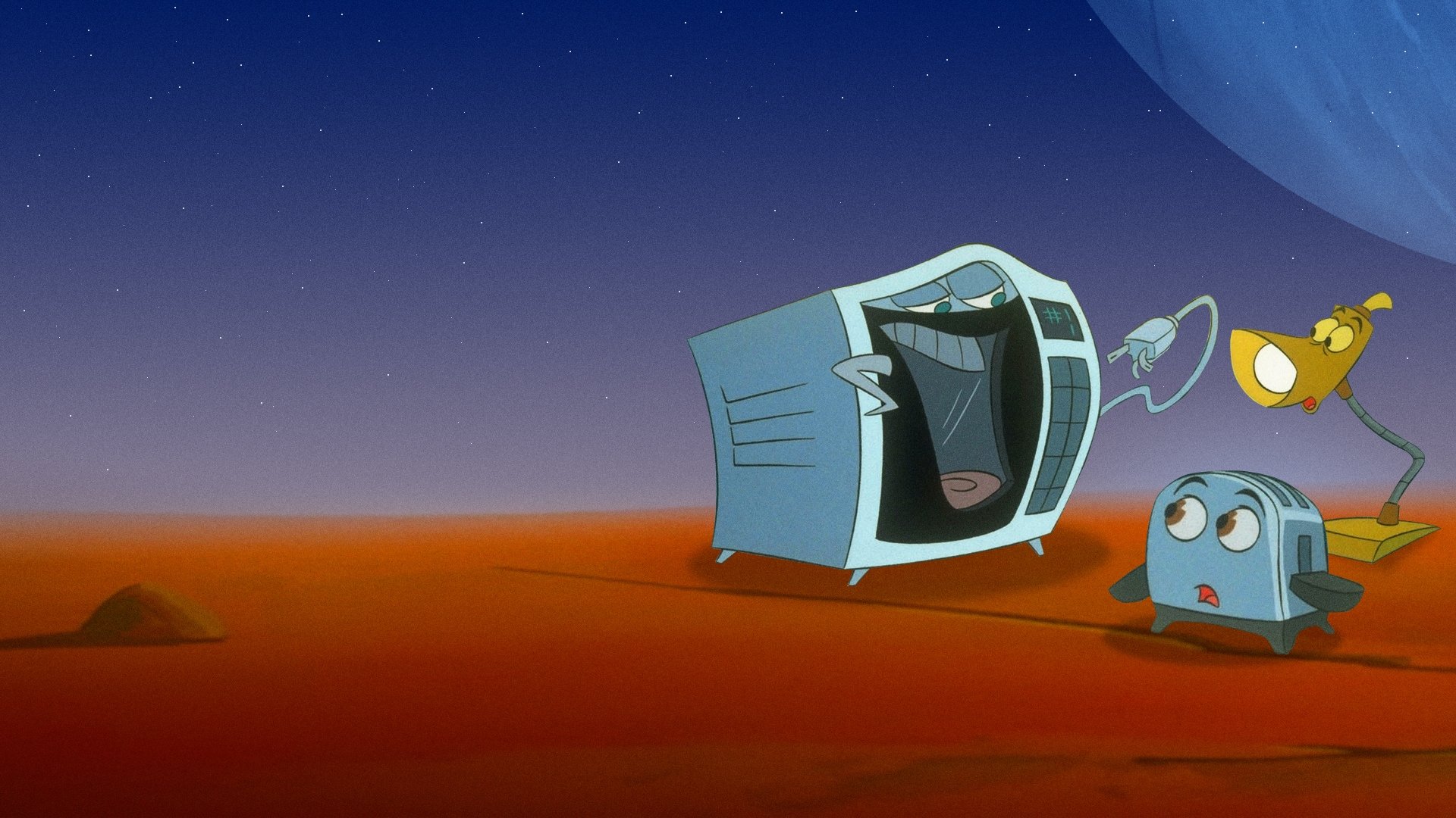 The Brave Little Toaster Goes to Mars Background