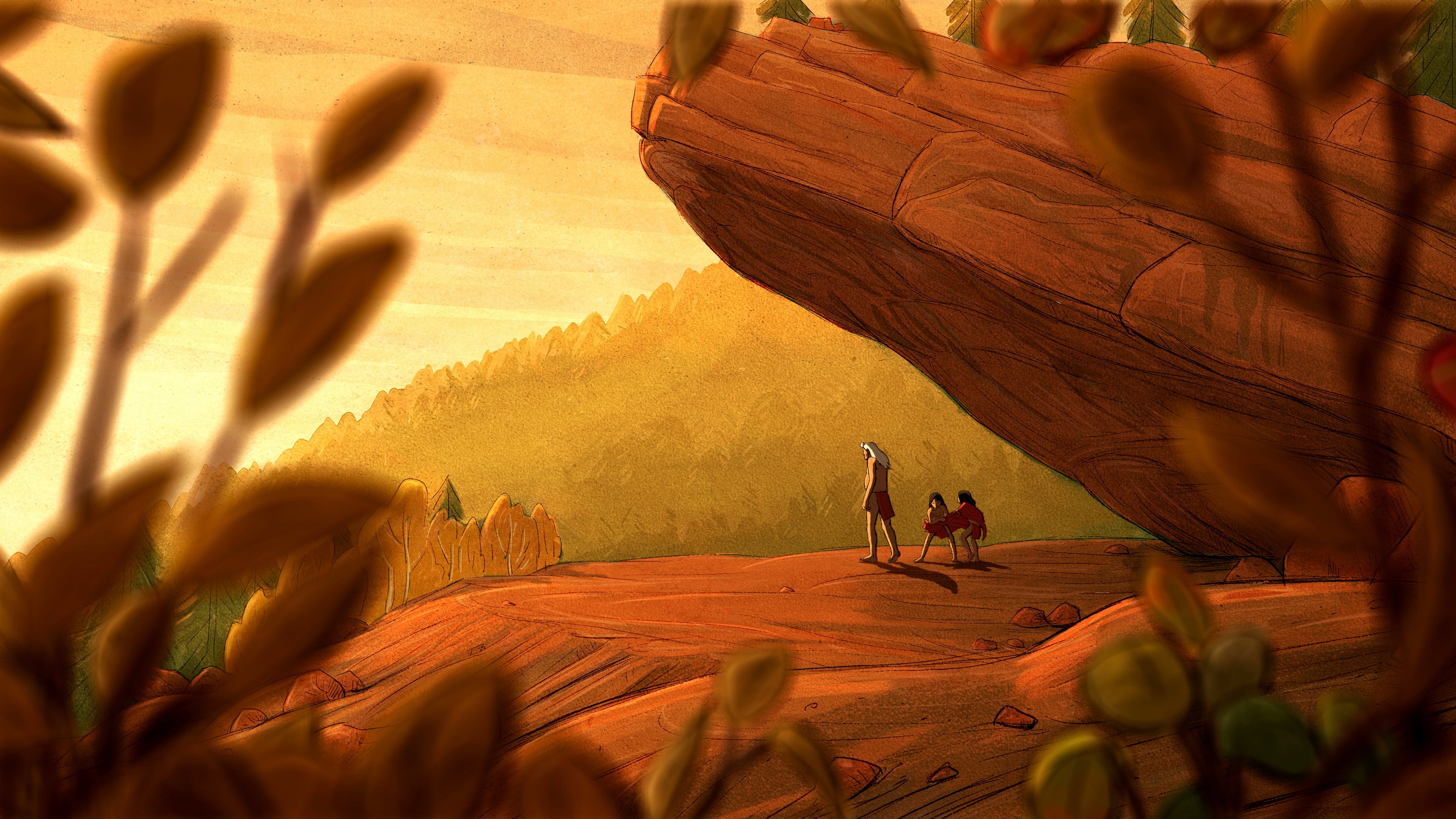 Four Souls of Coyote Background