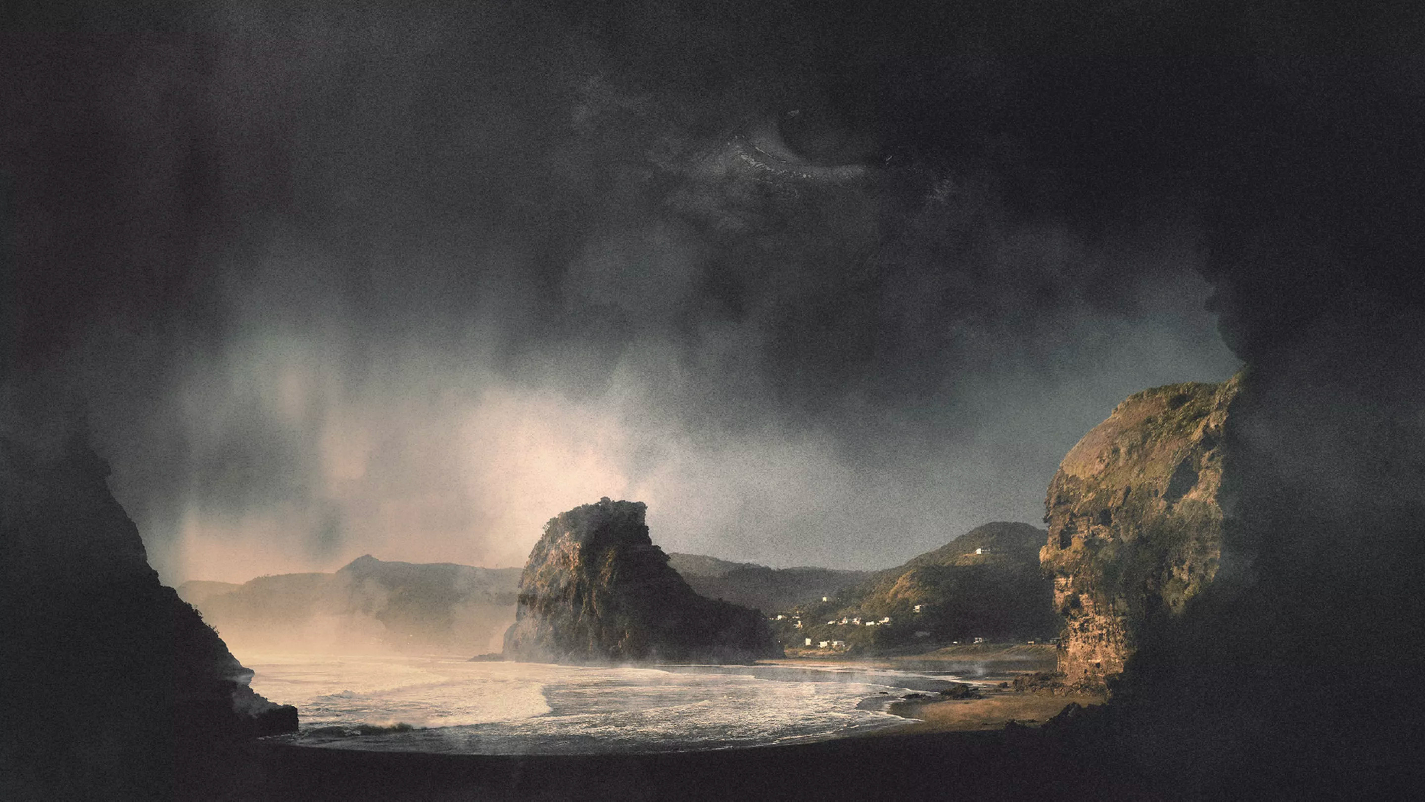 Black Coast Vanishings Background